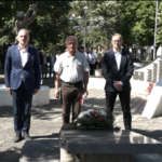 Žetva pšenice na imanju Vojke Lepira iz Štrbaca