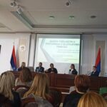 Krdo divljih svinja prelazi preko magistralnog puta VIDEO