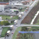 Protest prevoznika na autoputu i magistrali Prilog TV K3