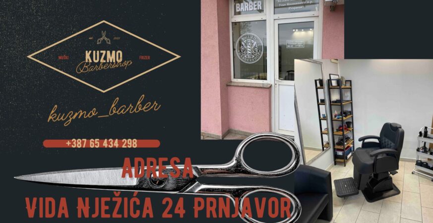 Dobrodošli u muški frizerski salon Kuzmo Barbershop