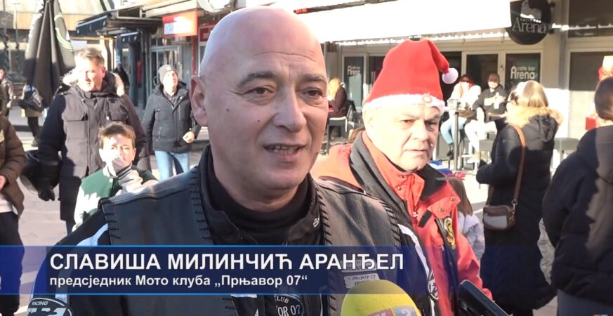 Motomrazevi djelili paketiće mališanima Prilog TV K3