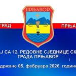 Izvještaj sa 12. redovne sjednice Skupštine grada Prnjavor, održane 5.2.2026. godine – TV K3