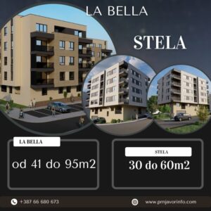 Prodaja stanova u objektima LA BELLA i STELA – Moderan život u kvalitetno građenim objektima