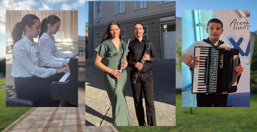 Muziฤki uspjesi bez pauze โ nagrade za uฤenike iz Prnjavora na tri festivala (FOTO)