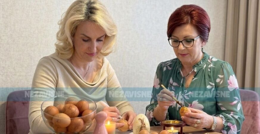 Protinice Gordana i Sanja ฤuvaju oslikavanje jaja voskom od zaborava (FOTO/VIDEO)