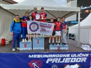 Odlični rezultati Atletskog kluba „Prnjavor“ na 65. Međunarodnoj uličnoj trci u Prijedoru