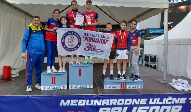 Odliฤni rezultati Atletskog kluba โPrnjavorโ na 65. Meฤunarodnoj uliฤnoj trci u Prijedoru