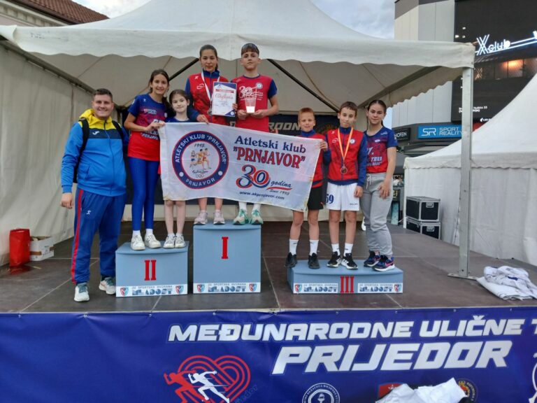 Odlični rezultati Atletskog kluba „Prnjavor“ na 65. Međunarodnoj uličnoj trci u Prijedoru