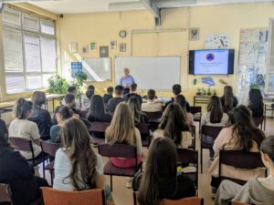 Predavanje o ponašanju u vanrednim situacijama za učenike Gimnazije Prnjavor