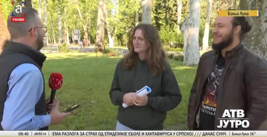 Razgovor sa ฤlanovima benda ‘Deminutiv’, Katarinom ฤeliฤ i Markom Marฤetom Prilog ATV