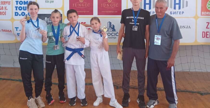 Sjajan nastup KK “Ipon” u ฤelincu: Devet medalja za mlade takmiฤare
