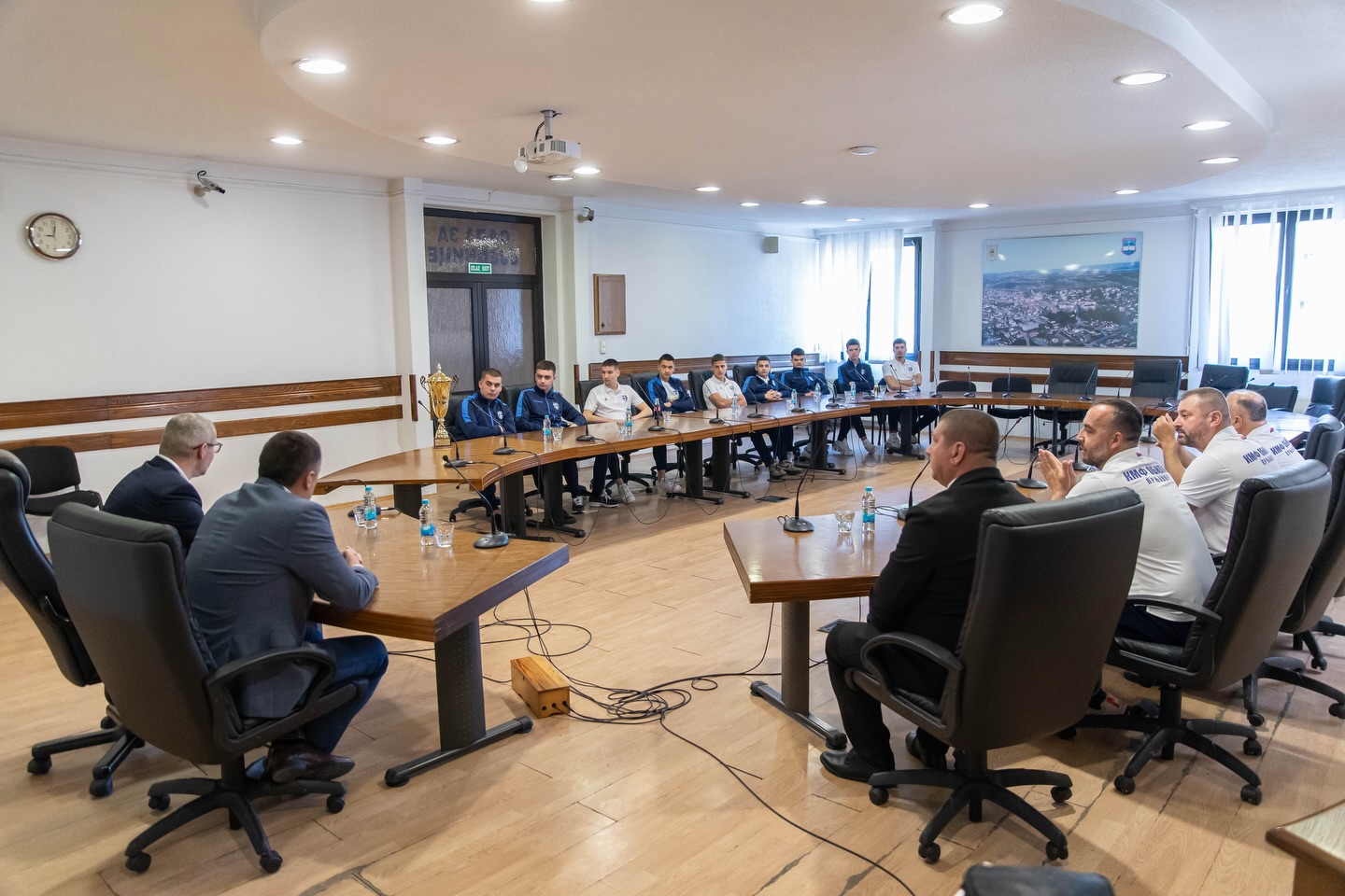 Gradonačelnik Prnjavora upriličio prijem za juniore KMF „Obilić“ (FOTO)