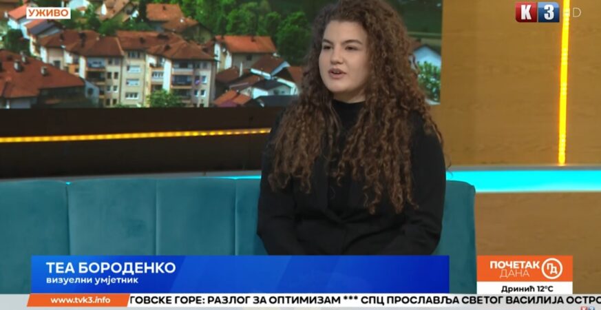 Tea Borodenko: Od likovnih radionica do prve samostalne izloลพbe โ Poฤetak dana TV K3