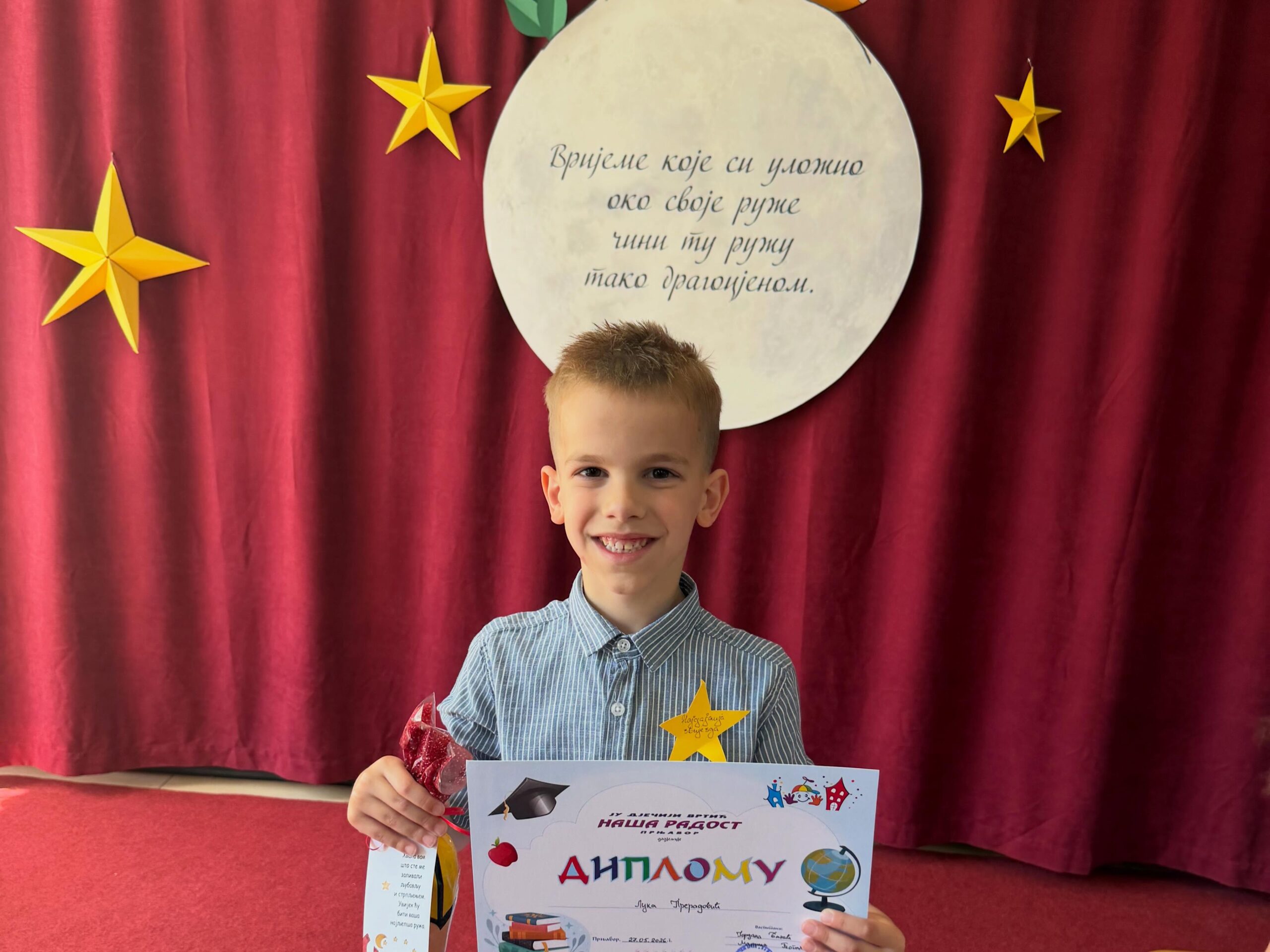 Svečan oproštaj malih maturanata u vrtiću „Naša radost“ Prnjavor (FOTO)