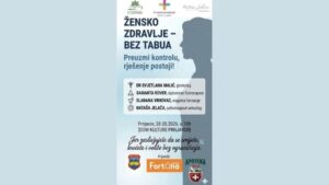 Predavanje „Žensko zdravlje – bez tabua“ 28. maja u Prnjavoru