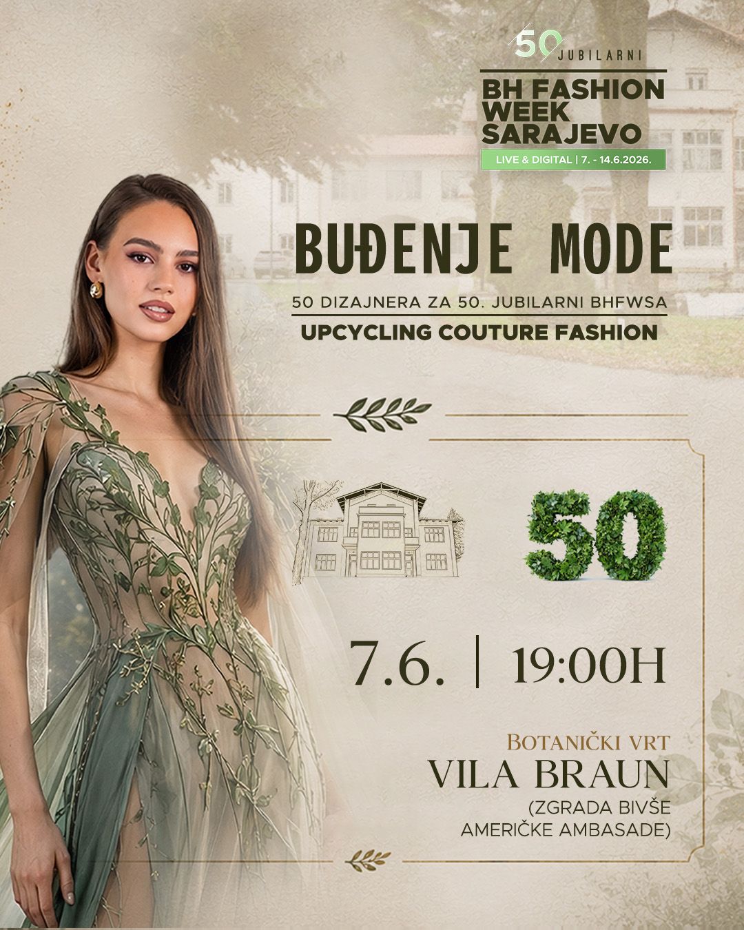 Modna dizajnerica iz Prnjavora Jovana Milijaš predstavlja brend M'Aurelis na jubilarnom BH Fashion Week Sarajevo