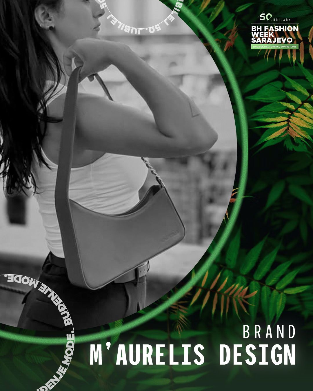 Modna dizajnerica iz Prnjavora Jovana Milijaš predstavlja brend M'Aurelis na jubilarnom BH Fashion Week Sarajevo