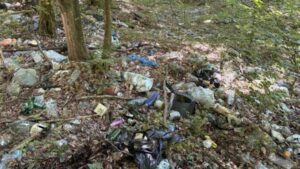 Mještani organizovali čišćenje divlje deponije na putu za Devetinu (FOTO)