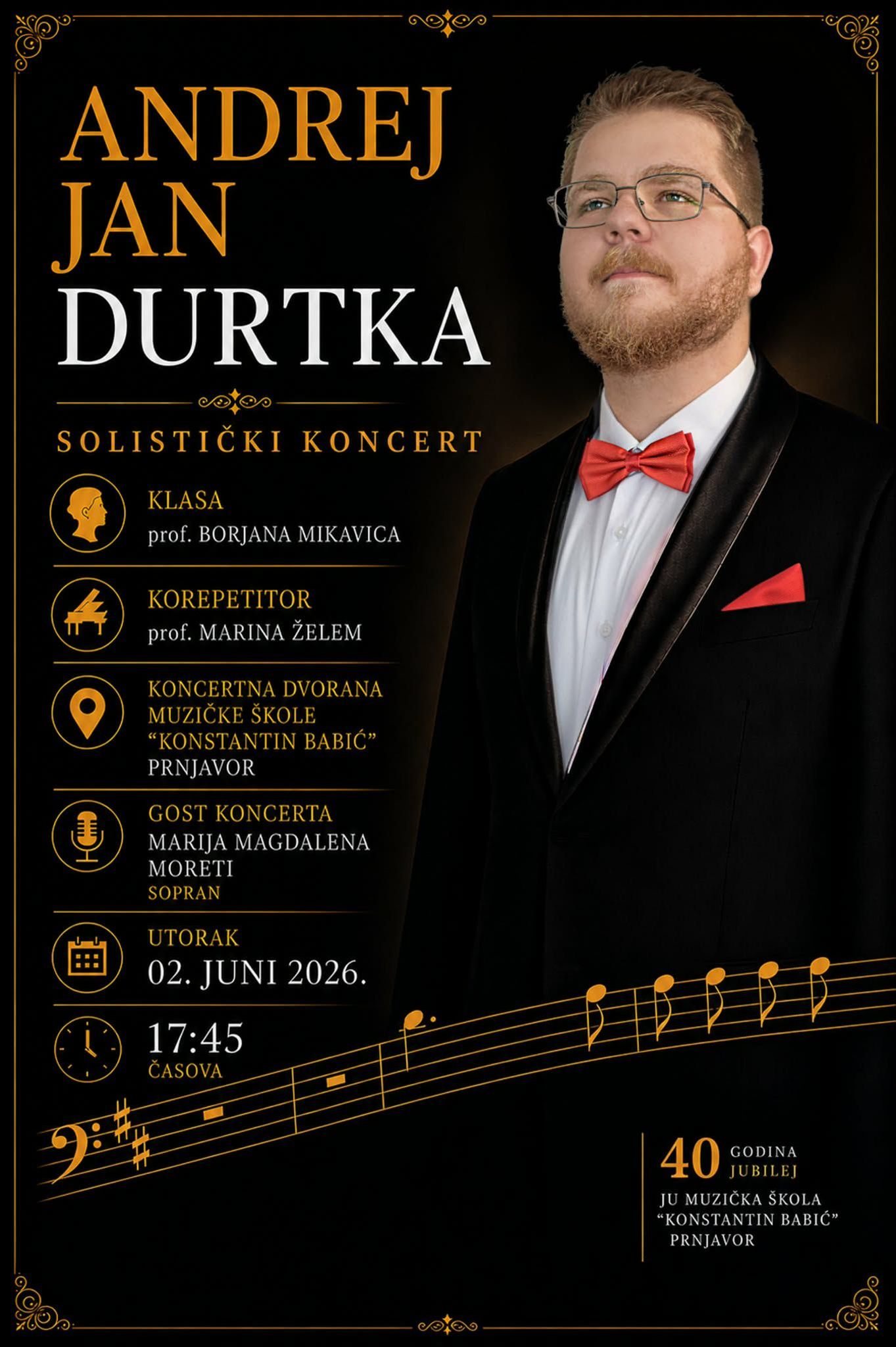 Andrej Jan Durtka održaće solistički koncert u Prnjavoru
