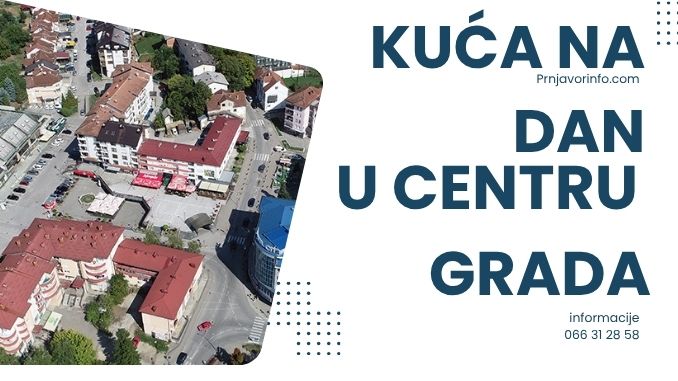 Kuća na dan u centru grada – smještaj za grupe, radnike i pojedince do 12 osoba