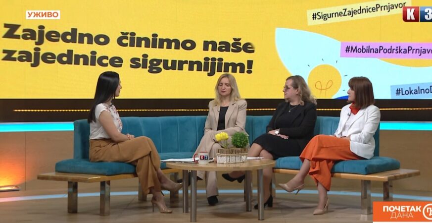 โSigurne zajednice Prnjavora โ mobilna podrลกka i lokalno djelovanjeโ โ Poฤetak dana TV K3