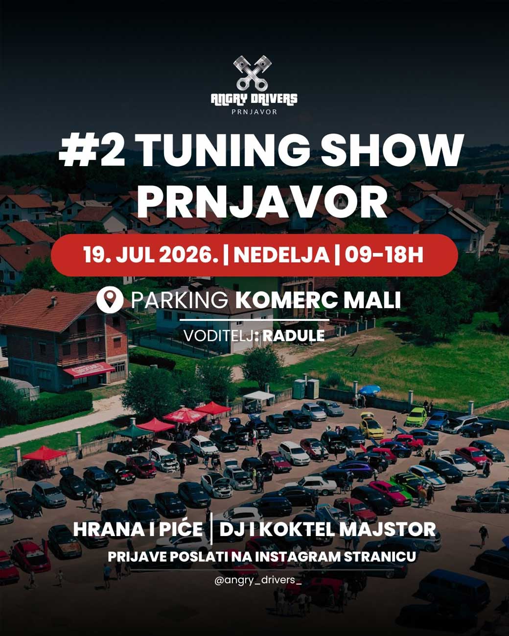 Drugi Tuning Show u Prnjavoru 19. jula: Ljubitelji automobila očekuju spektakl na parkingu Komerc Mali