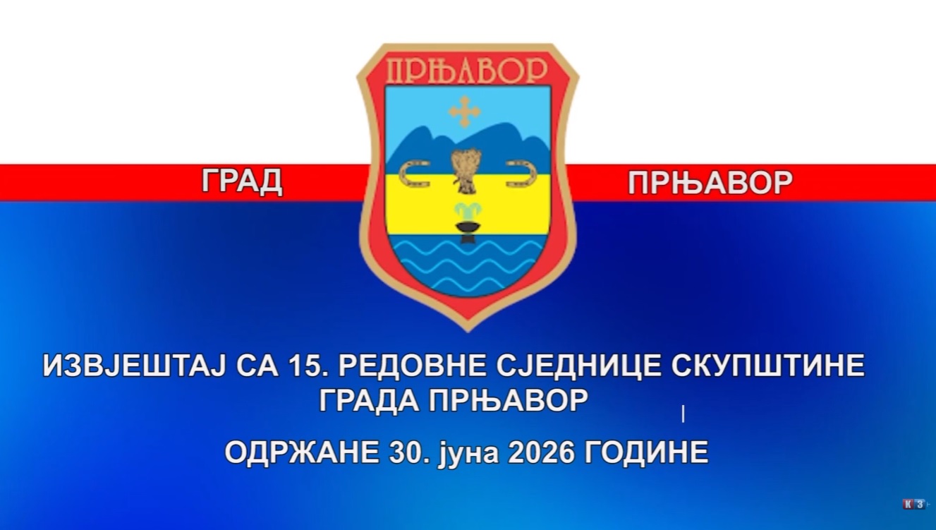 Izvještaj sa 15. redovne sjednice SG Prnjavor održane Prilog TV K3