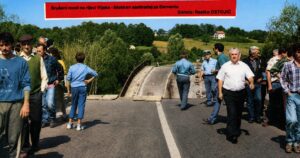 Srušen most na rijeci Vijaci