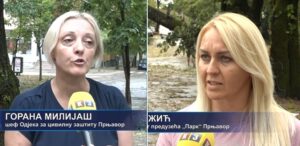 Prnjavor: Jak vjetar, kiša i led protutnjali gradom TV K3 (VIDEO)