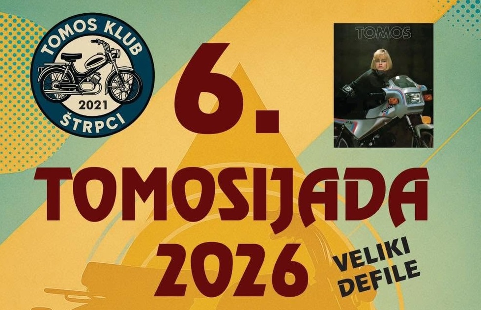Šesta Tomosijada u Štrpcima 23. avgusta: Veliki defile i druženje ljubitelja Tomosa