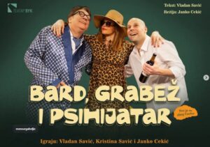 Predstava „Bard, grabež i psihijatar“ 28. oktobra u Prnjavoru