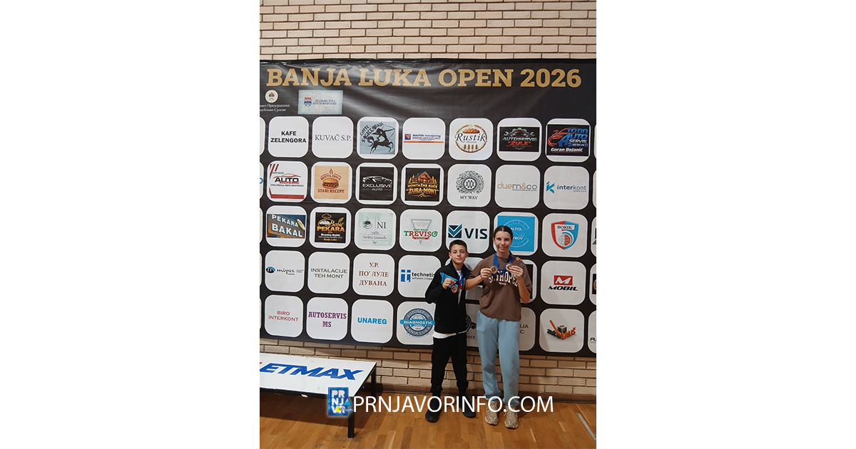 Sjajan uspjeh brata i sestre Jović na Regionalnom karate kupu u Banjoj Luci
